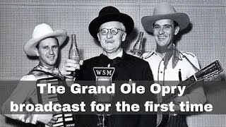 28th November 1925 The Grand Ole Opry broadcast for the first time [upl. by Bourke]