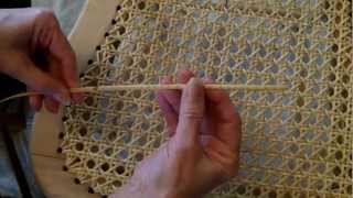 Weaving A Cane Seat Using the 7 Step Method [upl. by Nayab]