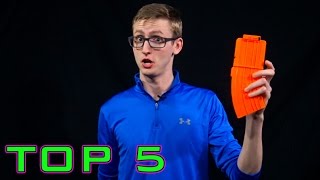 TOP 5 Things Nerf Noobs Do [upl. by Noyerb]