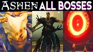 Ashen ALL BOSSES  ALL BOSS BATTLES Ending [upl. by Aeneas]