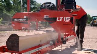 Power Feed for LT15 and LT28 Portable Sawmills  WoodMizer [upl. by Aroda]