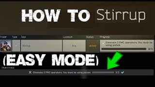 Easy Cheese for the Stirrup Task  Guide  Tips  Killing PMCs with Pistol [upl. by Keung481]