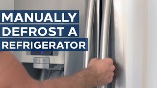 How to Manually Defrost Your Refrigerator  Sears [upl. by Ecerahs]