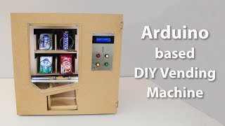 DIY Vending Machine  Arduino based Mechatronics Project [upl. by Bea39]