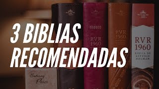 3 Biblias Recomendadas para un estudio más profundo [upl. by Kathlene918]