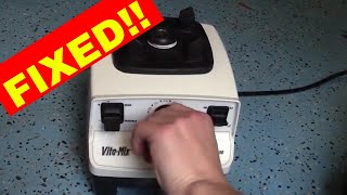 VitaMix Replace Jumpy Speed Control  EASY Replacement of Broken Potentiometer Rheostat [upl. by Sherr]