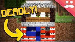 How to make A TRAP HOUSE in Minecraft [upl. by Anaujat737]