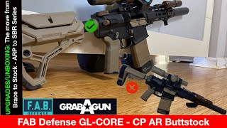 Unboxing the FAB Defense GLCORE CP AR Buttstock [upl. by Mercola]