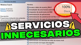 Desactivar servicios innecesarios de Windows 10 Bien explicado – Mejorar el rendimiento de la pc [upl. by Eillim]