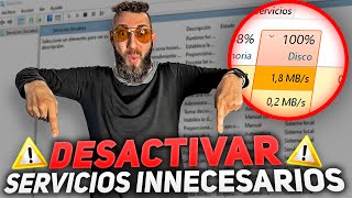 Desactivar SERVICIOS INNECESARIOS en Windows 10  Explicado 2023 [upl. by Nussbaum531]