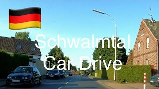 Schwalmtal Car Drive  Virtual Tour Germany NRW In 4K [upl. by Ameer]