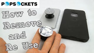 How to Remove and ReUse a PopSocket [upl. by Oterol]