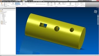 Taladrar cilindro inventor tutorial rapido [upl. by Silvester810]