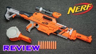 REVIEW Nerf Accustrike Stratohawk  RAPIDSTRIKE REBORN [upl. by Noseyt]