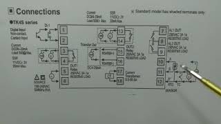 Autonics TK4  How to wiring amp change setting PT100 ohm  RTD temperature sensor [upl. by Assehc345]