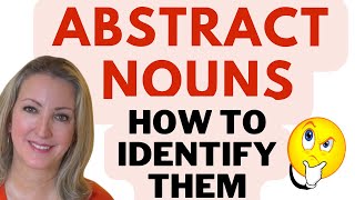 English Grammar What are Abstract Nouns  How to Identify Abstract Nouns [upl. by Pandora781]