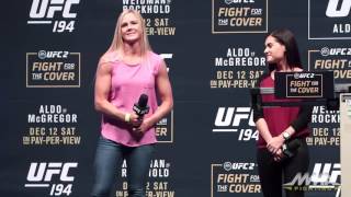 UFC 194 Holly Holm QampA [upl. by Dag]