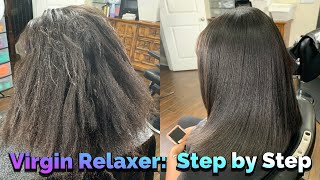 Virgin Relaxer Step By Step [upl. by Nuaj435]