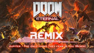 Doom Eternal OST  The Only Thing They Fear Is You RemixBass cover [upl. by Dnalram]