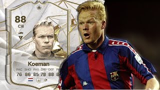 88 ICON RONALD KOEMAN PLAYER REVIEW FC 24 [upl. by Sybilla]