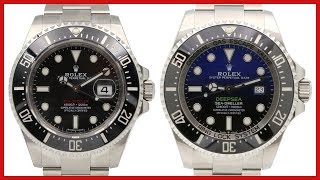 NEW 2018 Rolex SeaDweller 43mm vs 2018 Deepsea DBlue James Cameron Black Ceramic COMPARISON [upl. by Sterner]