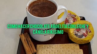 Como hacer choclate abuelita con Leche [upl. by Marciano287]