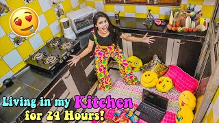 Living in my Kitchen Rasoda for 24 HOURS and this is what happened 🤯 [upl. by Herold]