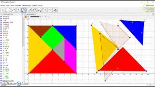 Tutorial para crear un Tangram con GeoGebra [upl. by Eyak]