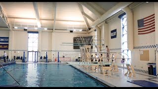 Middlebury College Diving vs Bowdoin 1624 [upl. by Atoiganap]