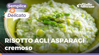 RISOTTO AGLI ASPARAGI  Ricetta con mantecatura perfetta [upl. by Zelig531]