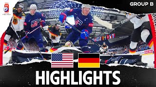 Highlights  USA vs Germany  2024 MensWorlds [upl. by Nnaeel]