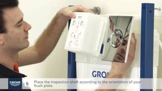 Install a GROHE wallhung toilet system [upl. by Kress598]