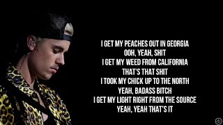 Justin Bieber  PEACHES ft Daniel Caesar Giveon Lyrics [upl. by Mendoza]