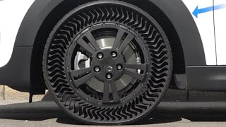 Michelin Introduce Puncture Proof Airless Tire [upl. by Acsecnarf]