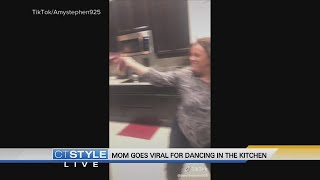 Today’s Dish Mom goes viral for dancing in the kitchen [upl. by Eelloh833]