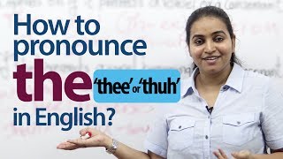 How to Pronounce quotthequot in English  English Pronunciation amp Grammar lesson [upl. by Amaryl]