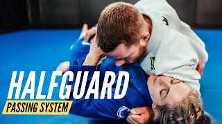 How To Pass Half Guard  BJJ Fundamentals [upl. by Teevens]