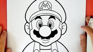 COMMENT DESSINER SUPER MARIO [upl. by Minardi]