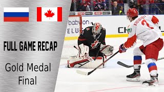 Canada vs Russia Gold Medal Highlights  January 5th WJC 2020 [upl. by Ulyram]