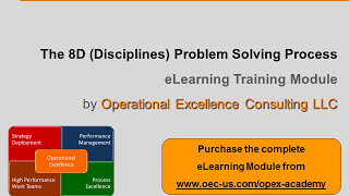 Operational Excellence 101  5 The 8D Problem Solving Process [upl. by Monahan]