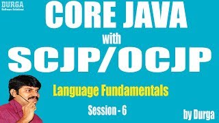 Core Java with OCJPSCJP Language Fundamentals Part6  Arrays Part1 [upl. by Inglis]