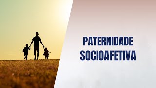 Paternidade socioafetiva [upl. by Yaned]