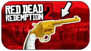 Red Dead Redemption 2  How to Get the Golden Revolver EASY [upl. by Aisats]