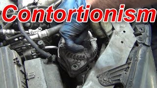 3 Ways to Extract a Honda Odyssey Alternator in 3 minutes [upl. by Ailana632]