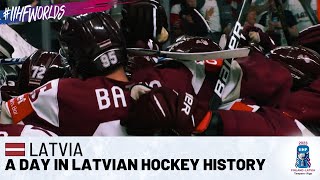 Features  A Day in Latvian Hockey History  2023 IIHFWorlds [upl. by Bradshaw84]