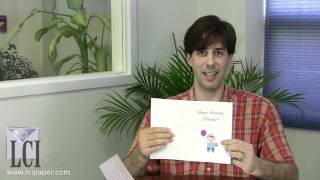 How to Print Half Fold Greeting Cards at Home [upl. by Ginni]