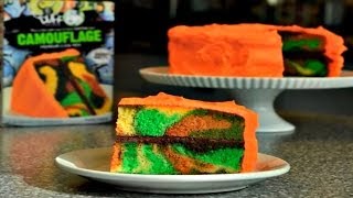 Duff Goldman™ How To Make a CAMOUFLAGE CAKE [upl. by Naitirb]