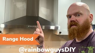 How to install a Vented Range Hood Where there wasnt one before [upl. by Akit604]