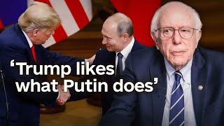 Bernie Sanders on Trump’s alignment with Russia [upl. by Kehoe]