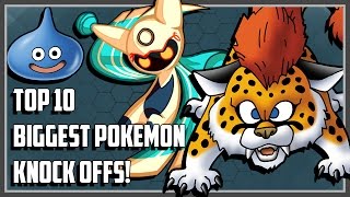 Top 10 BIGGEST Pokemon Knock Offs [upl. by Anihpled]